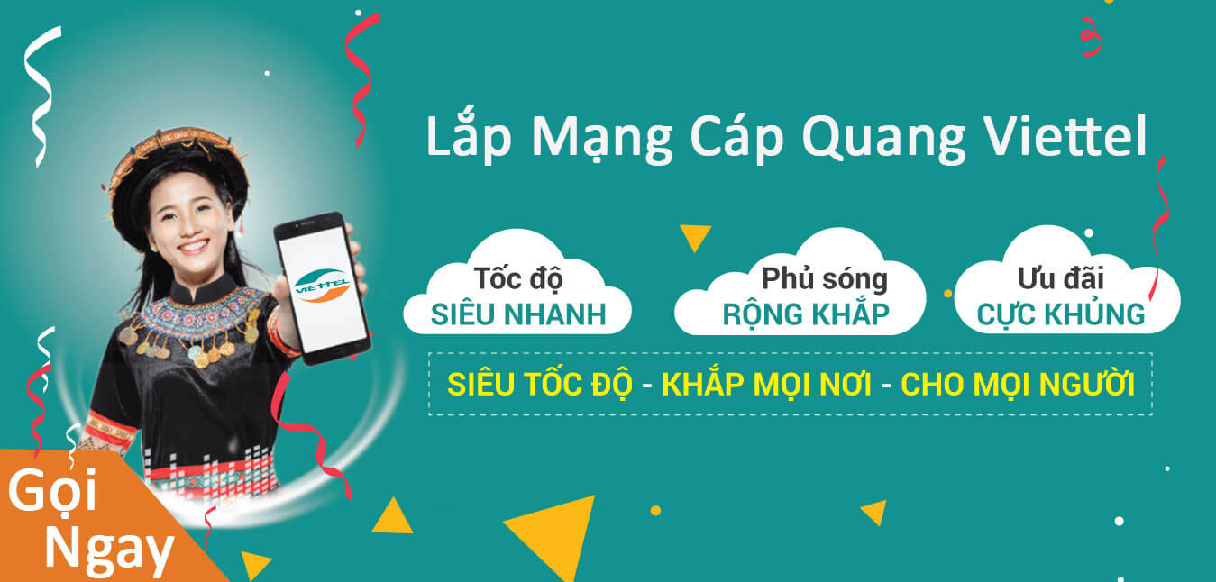 Dịch vụ lắp mạng Viettel Internet WiFi cáp quang tại Sóc Sơn, Hà Nội 