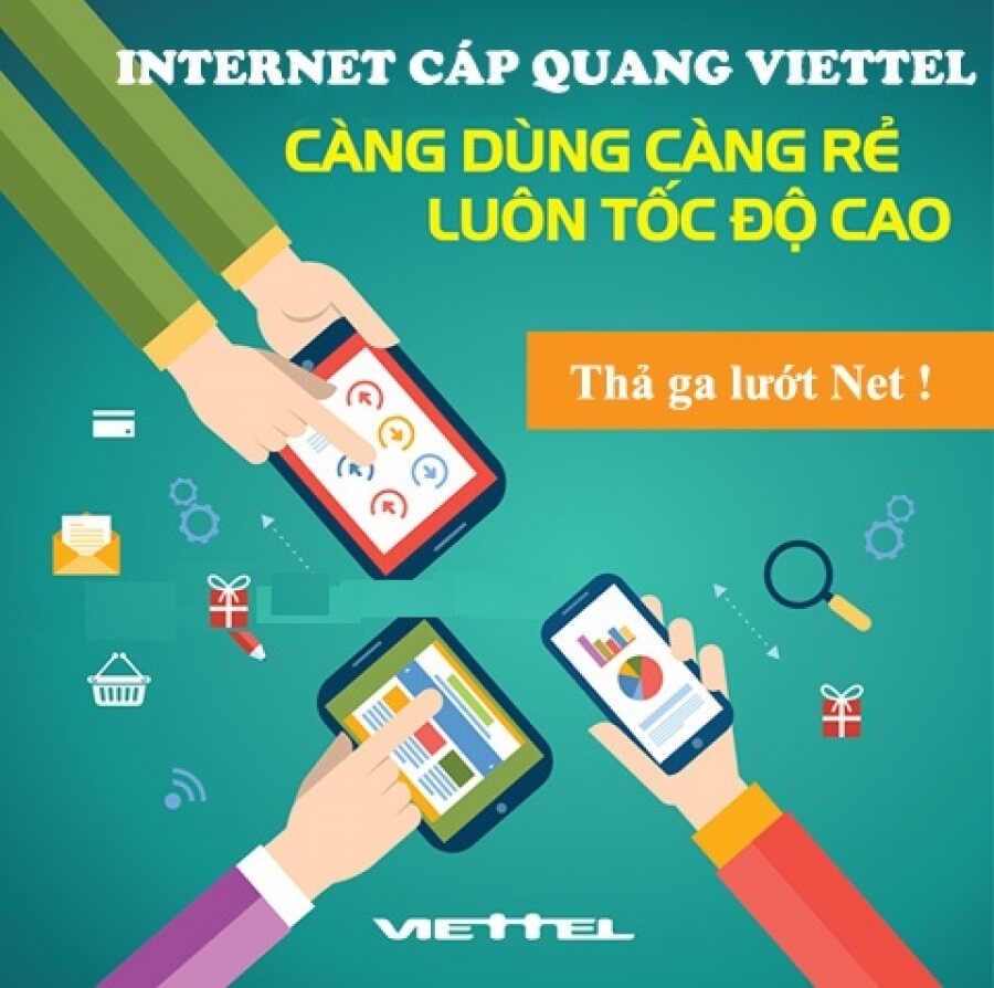 Ưu đãi lắp mạng Internet Viettel cáp quang tại Cầu Giấy, Hà Nội