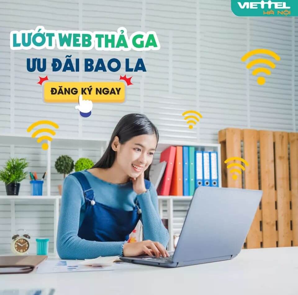 Đăng ký lắp mạng Internet Viettel giá ưu đãi tại Hoàng Mai, Hà Nội