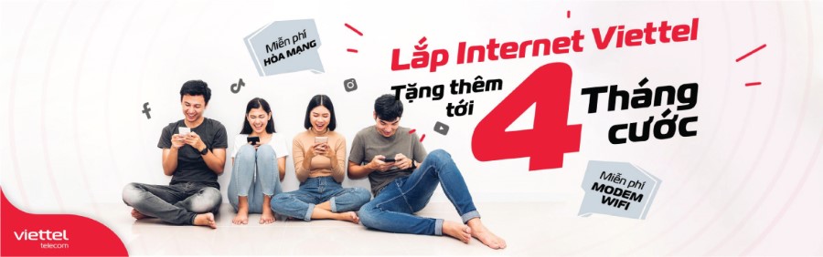 Lắp mạng Internet Viettel cáp quang tại Long Biên, Hà Nội trong ngày
