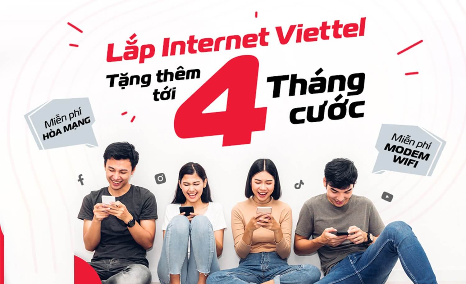 Khuyến mãi lắp mạng Viettel Internet WiFi cáp quang tại Hoài Đức, Hà Nội>