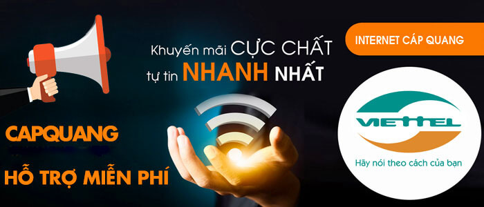 Lắp mạng Viettel Internet WiFi cáp quang tại Hà Đông, Hà Nội