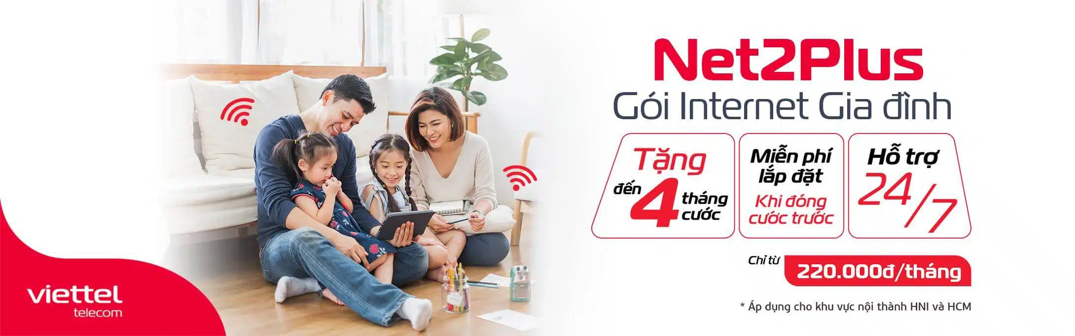 Lắp mạng Viettel Internet WiFi cáp quang tại Hà Đông, Hà Nội